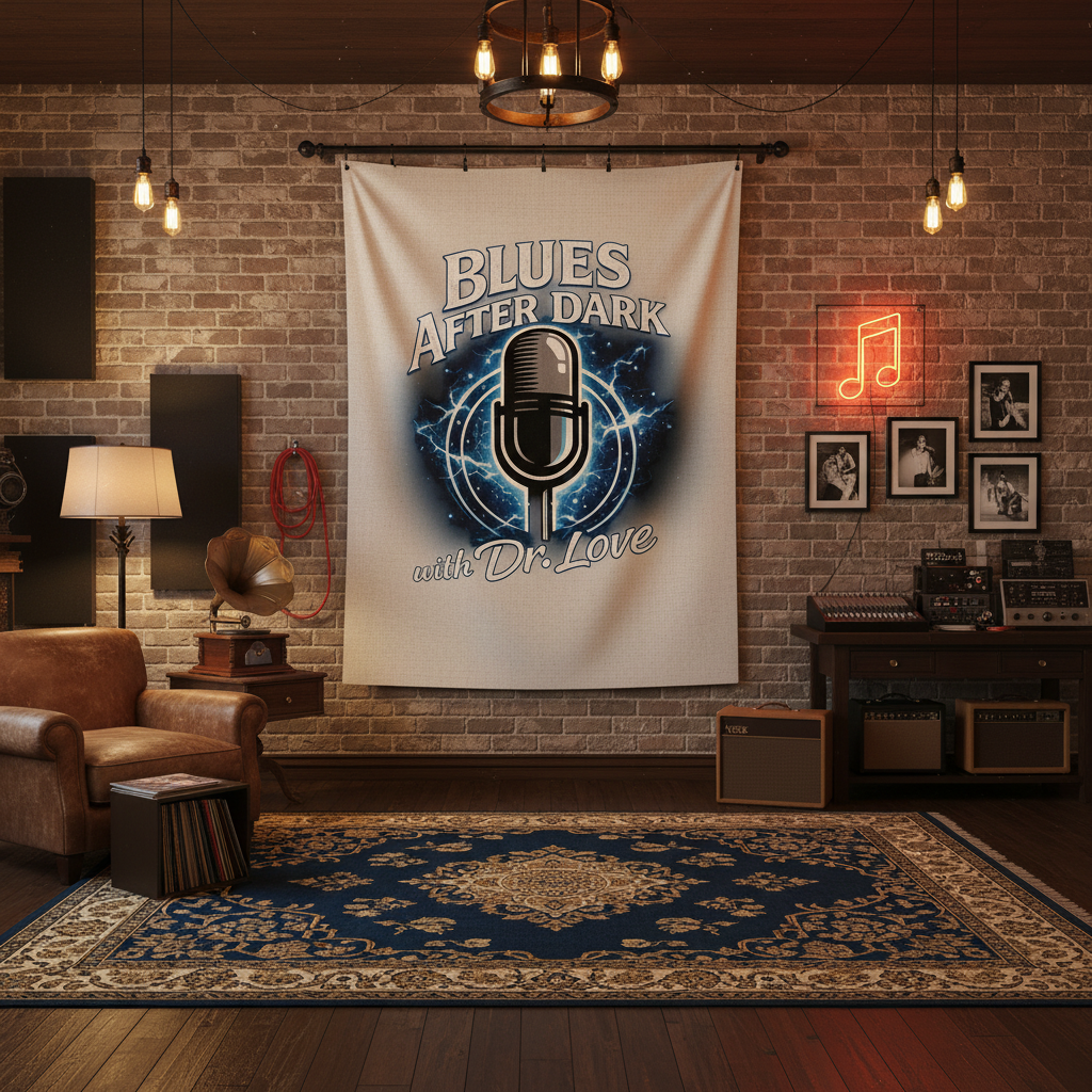 Blues After Dark Tapestry