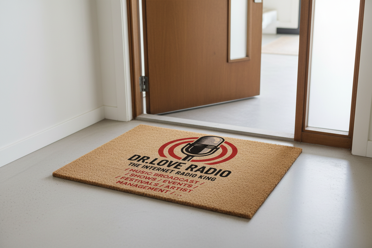 Dr. Love Radio Doormat