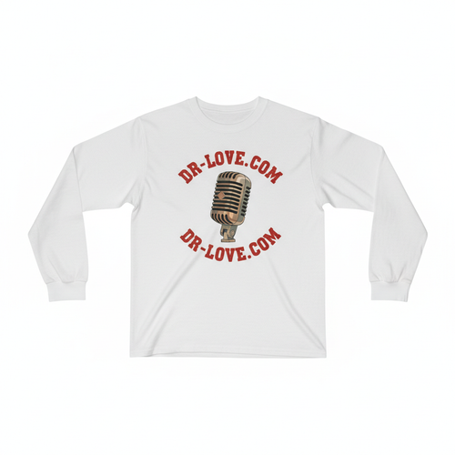 DR-LOVE.COM White Long Sleeve Cotton Shirt