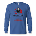 Blue Long Sleeve Shirt with DR-LOVE.COM Logo